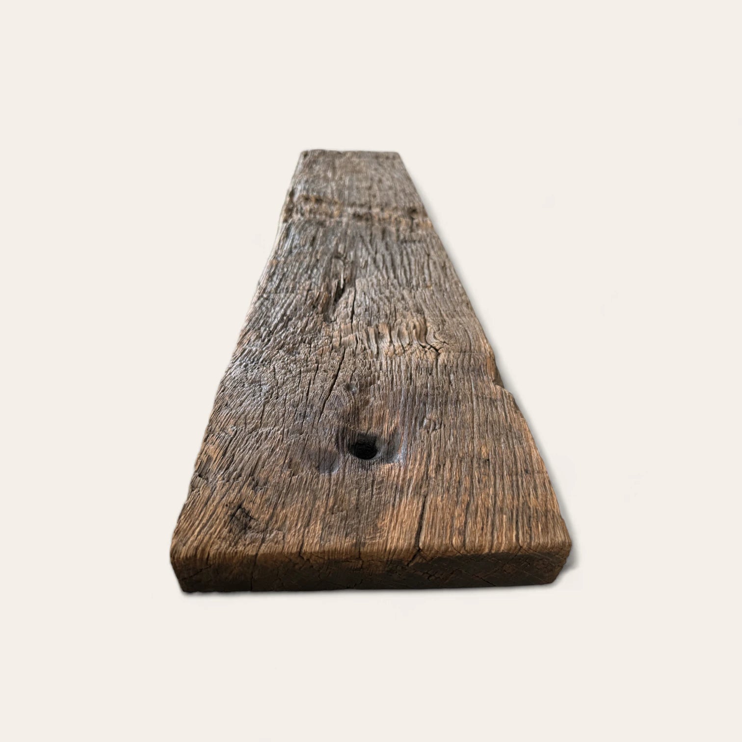 Étagère en fond de wagon Ferro brossée